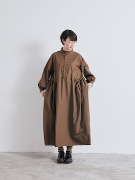 「おとなコーデ」｜「アイテム（ワンピース/ドレス）」を使った、narufactoryさん（レディース・164cm）の春コーディネート