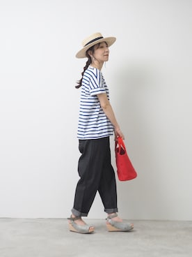 「NaRu（ナル）のアイテム」を使った、narufactoryさん（レディース・164cm）の夏コーディネート