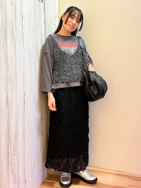 「アイテム（ドレスシューズ）」を使った、87さん（レディース・155cm）の秋コーディネート