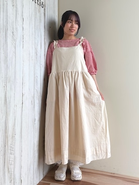 「Samansa Mos2（サマンサ モスモス）のアイテム」を使った、87さん（骨格ウェーブ・レディース・155cm）の夏コーディネート