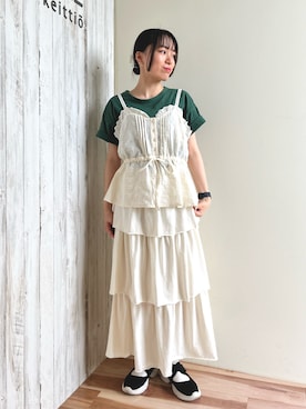 87さん（レディース・155cm）の夏コーディネート