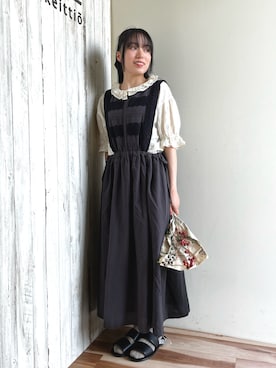 サマンサモスモスワンピースとエプロンワンピースのセット item_2-1.png