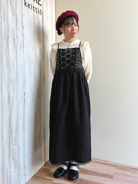 「アイテム（ドレスシューズ）」を使った、87さん（レディース・155cm）の夏コーディネート