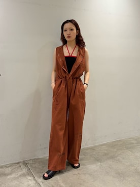 MOMOKA YANAGIYAさん（レディース・158cm）の夏コーディネート