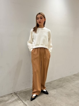 MOMOKA YANAGIYAさん（レディース・158cm）の春コーディネート