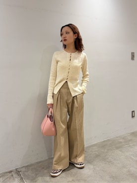 MOMOKA YANAGIYAさん(レディース・158cm)の冬コーディネート