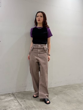 MOMOKA YANAGIYAさん(レディース・158cm)の春コーディネート
