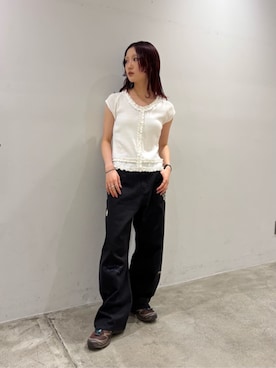 MOMOKA YANAGIYAさん(レディース・158cm)の夏コーディネート
