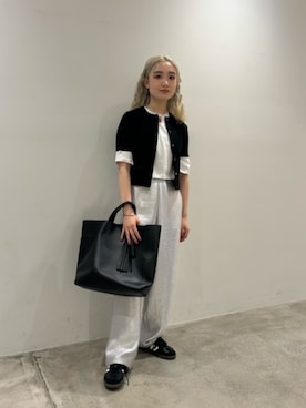 MOMOKA YANAGIYAさん（レディース・158cm）の夏コーディネート