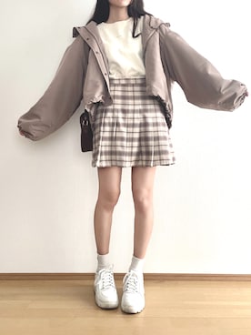 「apres jour（アプレジュール）のアイテム（ジャケット/アウター）」を使った、𝐬𝐢𝐫𝐨さん（レディース・165cm）の冬コーディネート