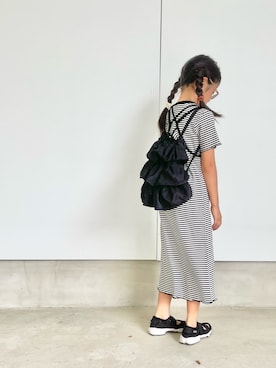 「CIAOPANIC TYPY（チャオパニックティピー）のアイテム（ワンピース/ドレス）」を使った、mskさん（キッズ・122cm）の夏コーディネート
