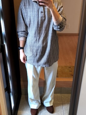「pierre cardin（ピエールカルダン）のアイテム（ポロシャツ、その他）」を使った、shou1129exさん（メンズ・165cm）の春コーディネート