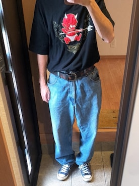 「Levi's（リーバイス）のアイテム（パンツ）」を使った、shou1129exさん（メンズ・165cm）の夏コーディネート