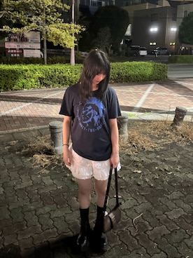 「アイテム（ブーツ）」を使った、ゆづきさん（レディース・159cm）の夏コーディネート