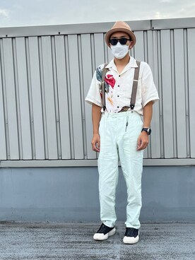「GIANFRANCO FERRE（ジャンフランコフェレ）のアイテム」を使った、2015612004さん（メンズ・169cm）の秋コーディネート