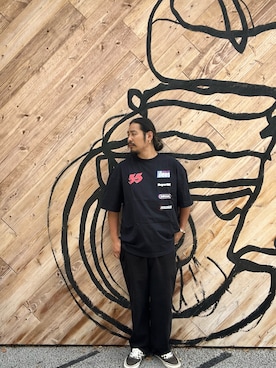 「DEUS EX MACHINA（デウスエクスマキナ）のアイテム」を使った、SHUNさん（メンズ・170cm）の夏コーディネート