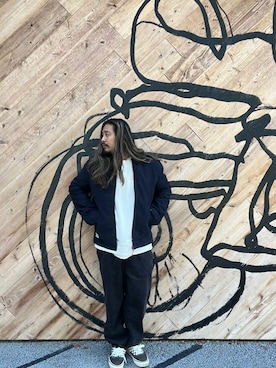 「DEUS EX MACHINA（デウスエクスマキナ）のアイテム（その他アウター）」を使った、SHUNさん（メンズ・170cm）の秋コーディネート