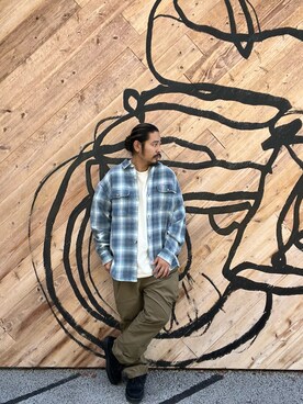 「DEUS EX MACHINA（デウスエクスマキナ）のアイテム」を使った、SHUNさん（メンズ・170cm）の秋コーディネート