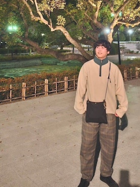 「A.P.C.（アーペーセー）のアイテム（トップス）」を使った、Andyさん（メンズ・173cm）の冬コーディネート