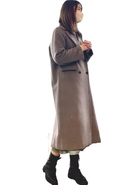 「N.（N. Natural Beauty Basic）（エヌエヌナチュラルビューティーベーシック）のアイテム（ジャケット/アウター）」を使った、MAMIさん（レディース・167cm）の冬コーディネート