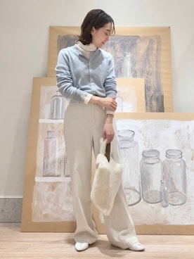 Shiotsuki_TOMORROWLANDさん（レディース・157cm）の冬コーディネート