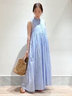 「インドコットン」｜Shiotsuki_TOMORROWLANDさん（レディース・157cm）の春コーディネート