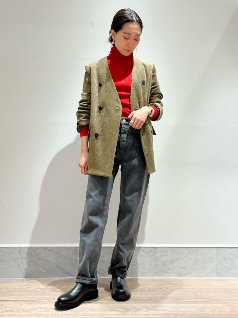 新品 Galerie Vie サッカージャケット