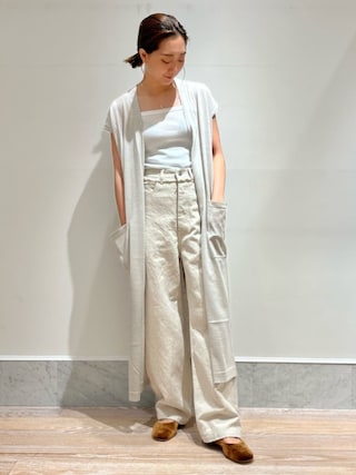 新品　GALERIE VIE ニット プルミエールウール Vネックロングベスト GALERIE VIE（ギャルリー ヴィー）の「プルミエールウール V
