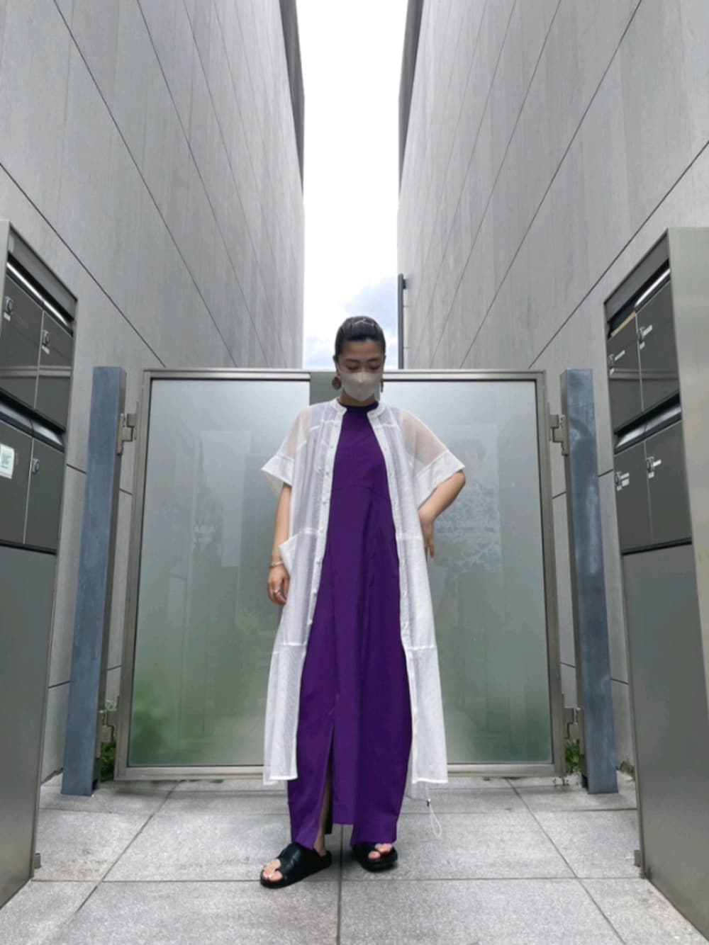 UN3D.（アンスリード）の「メッシュドッキングシャツ（シャツ