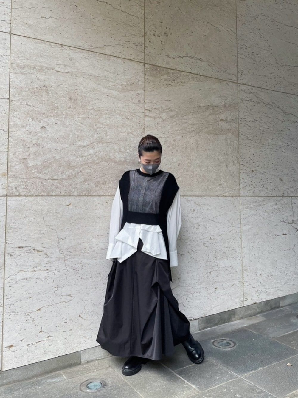 UN3D.（アンスリード）の「メッシュニットベスト（ベスト）」 - WEAR