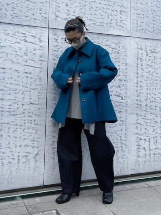 UN3D.（アンスリード）の「UN3D. コクーンスリーブデザインニット