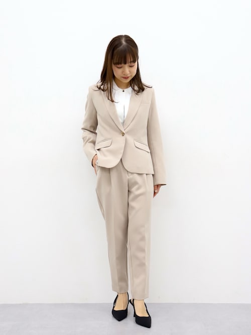 45R ダブルクロスストレッチの桃比女パンツ　カーキベージュ　サイズ1 45R桃比女: (並び順：価格)｜45R