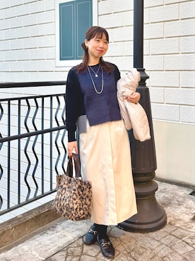 すずき ちかさん（レディース・161cm）の冬コーディネート