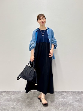 「NOLLEY’S（ノーリーズ）のアイテム」を使った、すずき ちかさん（レディース・161cm）の夏コーディネート
