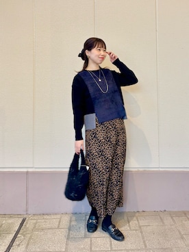 すずき ちかさん（レディース・161cm）の冬コーディネート