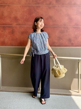 「NOLLEY'S LIGHT（ノーリーズライト）のアイテム」を使った、すずき ちかさん（骨格ウェーブ・レディース・161cm）の春コーディネート