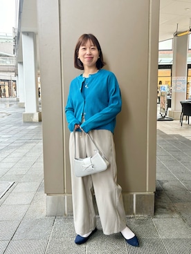 「fredy emue（フレディエミュ）のアイテム（ハンドバッグ）」を使った、すずき ちかさん（レディース・161cm）の春コーディネート