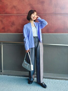 「fredy emue（フレディエミュ）のアイテム（ハンドバッグ）」を使った、すずき ちかさん（レディース・161cm）の冬コーディネート