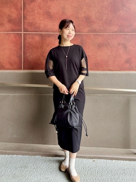 「アイテム（ブレスレット）」を使った、すずき ちかさん（レディース・161cm）の夏コーディネート