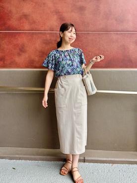 すずき ちかさん（レディース・161cm）の夏コーディネート
