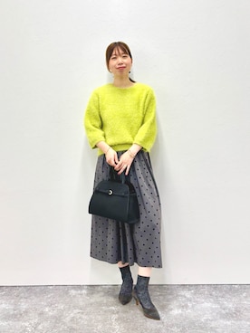 「アイテム（リング）」を使った、すずき ちかさん（レディース・161cm）の夏コーディネート