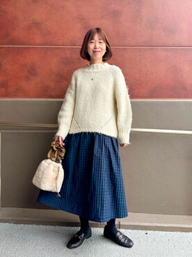 すずき ちかさん（レディース・161cm）の冬コーディネート