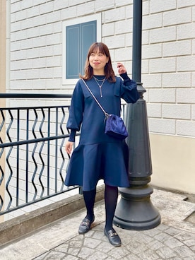 すずき ちかさん（レディース・161cm）の冬コーディネート