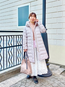 すずき ちかさん（レディース・161cm）の冬コーディネート