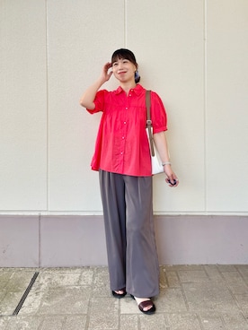 「NOLLEY’S（ノーリーズ）のアイテム」を使った、すずき ちかさん（レディース・161cm）の夏コーディネート