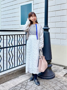 すずき ちかさん（レディース・161cm）の冬コーディネート