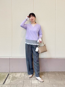 すずき ちかさん（レディース・161cm）の秋コーディネート