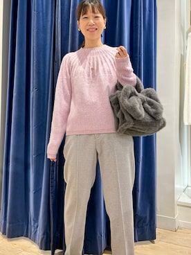すずき ちかさん（レディース・161cm）の冬コーディネート