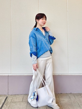 「NOLLEY’S（ノーリーズ）のアイテム」を使った、すずき ちかさん（レディース・161cm）の冬コーディネート