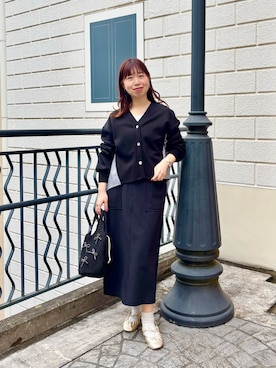 すずき ちかさん（レディース・161cm）の冬コーディネート